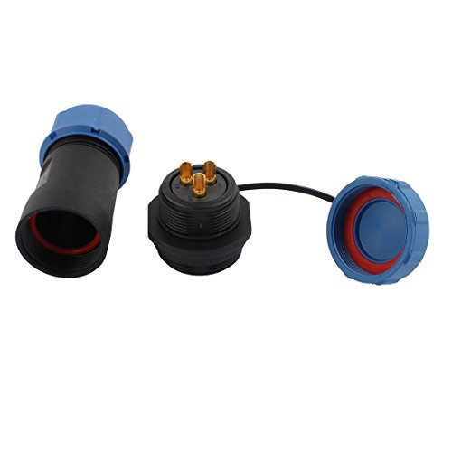 Conector aviación 3 polos SP2111/S AC 500V Aexit miniatura 1