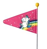 Zur Montage die Hinterradmutter des Fahrrades etwas lösen, Lasche dazwischenschieben und Mutter wieder anziehen.