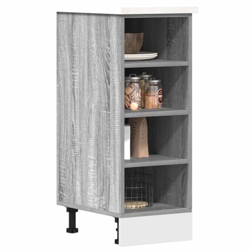 Générique Meuble Bas Riga Gris Sonoma 30 x 44,5 x 81,5 cm Bois d'ingénierie,Meubles de...