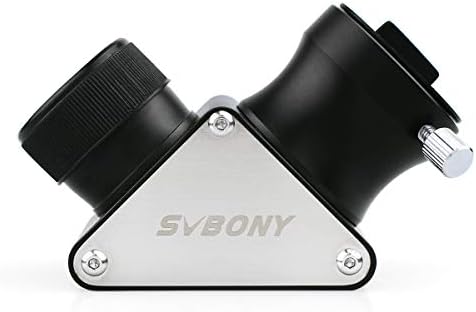 SVBONY 1.25 inches 90 Degree Dielectric Mirror Diagonal Fully Metal for Refracting Telescope Eyepiece Lens for Astronomical Visual Astrophotography
