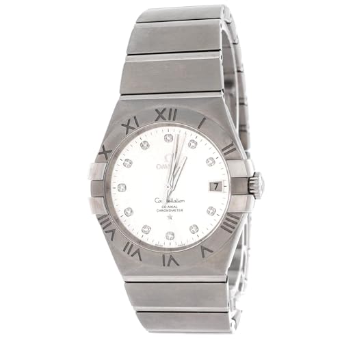 Pre-Loved Constellation Co-Axial Chronometer Automatic Watch Stainless Steel with Diamond Markers 353