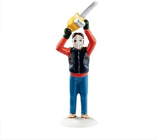 Department 56 Snow Villages National Lampoons Christmas Vacation Clark Trims the Tree Accessory Figurine, 4.53 Inch