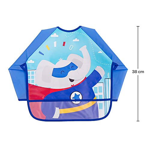 Buba Avental Com Mangas Superhero