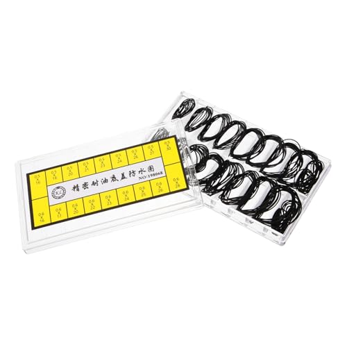 Holibanna 1 Caja Reloj Impermeable Anillo reparación de Relojes Caso Reparar Eliminación Ver la Junta Trasera Junta de Reloj Ver Anillos de Sello Gel de sílice Black