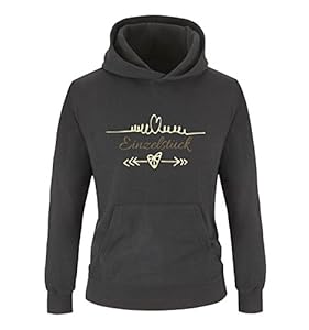 Comedy Shirts Einzelstück Herz Pfeile Mädchen Hoodie Gr. 152