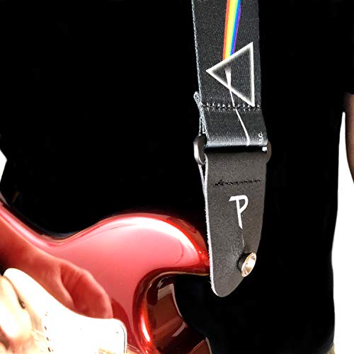 Perri’s Leathers Ltd. – Sangle de Guitare – Polyester – Pink Floyd – Dark Side of the Moon – Produit Officiel sous… - Les Beatles, Paul McCartney, John Lennon, RIngo Starr, George Harrison Perri's Leathers Ltd. - Sangle de Guitare - Polyester - Pink Floyd - Dark Side of the Moon - Produit Officiel sous… – Image 6