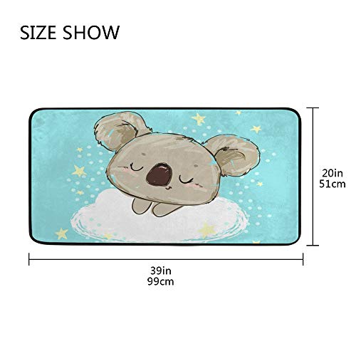 Tapis de cuisine confortable antidérapant lavable 39x20 cm - 5