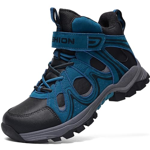 ASHION Kinder Winterschuhe Jungen Mädchen Schneestiefel Warm...