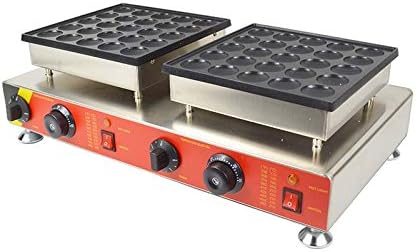 Miniatura 4 de Mini fabricante de panqueques holandés eléctrico comercial 110V 50Holes del fabricante de panqueques