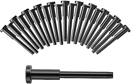 BLIKA 20 Pack 1/8" Black Invisible Cable Railing kit, T316 Stainless Steel
