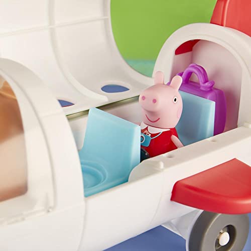 Conjunto Peppa Pig Peppa’s Adventures Avião da Peppa com Veículo, Figura e Acessório - F3557 - Hasbr