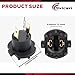 Svicari 2PCS Headlight Light Socket Fit for Mazda 5 2006-2010 Fit for Mazda 3 2004-2009 Headlamp Bulb Plug Holder Base Adapter Replace OE B28V510A3