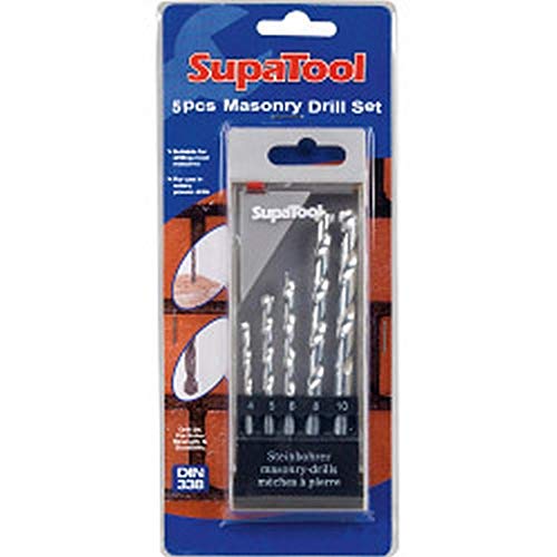Image of SupaTool Masonry Drill Bit Set 5 Piece