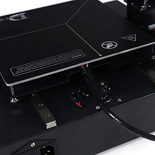 Hebry 3D-Drucker mit Touchscreen, 360 W 10-180 mm/s Druckgeschwindigkeit 3,5-Zoll-Touchscreen-3D-Drucker, unterstützt Auto-Leveling/SD-Karte, Druckgröße: 200 * 200 * 300 mm - 3