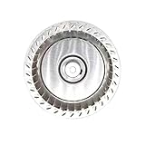 Ventilator, Ventilator, Windrad, verzinkter Stahl, Hochtemperatur-Motorteile, Radialventilatorflügel, Ersatzlaufrad, Ofen, Küchenofen (B/97X34X6MM)
