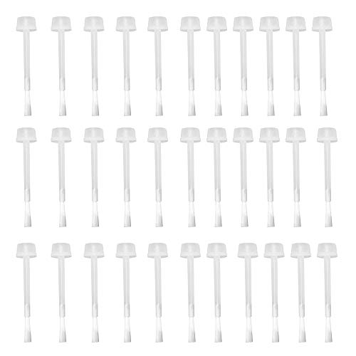 SALOCY Nail Polish Brushes Replacement Brushes,Dipping Liquid Gel Nail Brushes Dipping Applicator Brushes,100Pcs