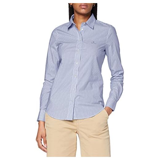 GANT Dam banker randig stretch broadcloth skjorta