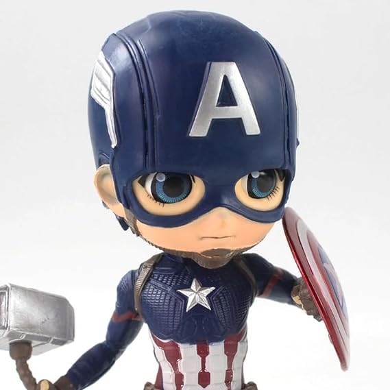 Image of Action Figure Miniature Toy Figure Special Edition for Car Dashboard, Decoration, Cake, Office Desk & Study Table - Captain America
