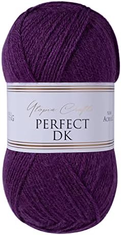 Utopia Crafts DK Double Knitting Yarn, 100g (Baby Pink)