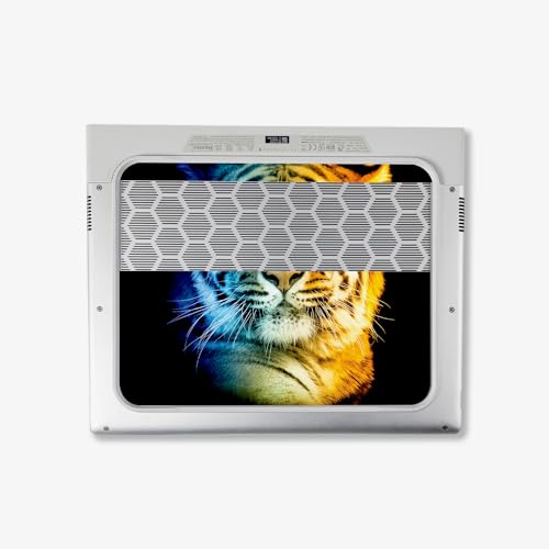 Image of MightySkins Skin Compatible with Alienware X14 R2 (2023) Full Wrap Kit - Tri-Color Tiger | Protective, Durable, and Unique Vinyl Decal wrap Cover | Easy to Apply & Change Styles | Made in The USA