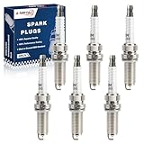 Double Iridium Spark Plugs 6 Pack 90174 DF8H11B Compatible with Infiniti G37 3.7 2008 2009 2010