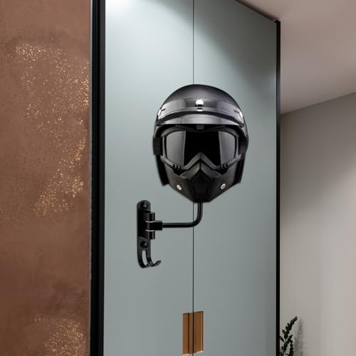 Soporte para moto negro de acero inoxidable ideal como estante de hogar 6
