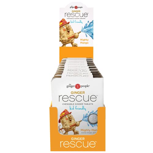 Mighty Mango Rescue Chewable Tablets (Drug Free) by The Ginger People