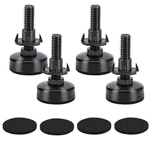 Uni-Fine - Pies niveladores de altura regulable, patas ajustables para muebles, altura regulable para muebles, 4