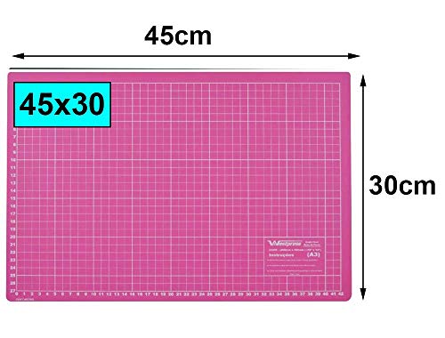 Base De Corte Rosa A3 45x30 Patchwork Scrapbook Artesanato