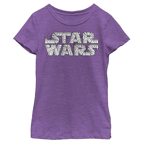T-shirt Star Wars Halloween violet pour fille en taille XS
