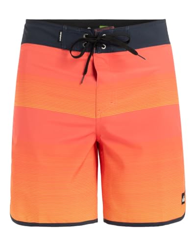 Boardshorts Quiksilver Surfsilk Scallop de 18 pulgadas para las tardes de verano en la playa