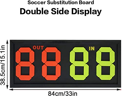 Tablero de Sustitución para Árbitro de Fútbol, Manual miniatura 4