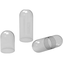 Size 2 Clear Body Top Separated Empty Gelatin Capsules - Hard Pill Capsules Self Fill, Size 2 Two Pieces Separated Capsule, Kosher Certified Empty Pill Capsules - BSE Free 1000
