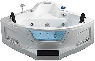ARIEL ARL-084 Whirlpool Bathtub with Water and Air Bubble Jets | 2 Person