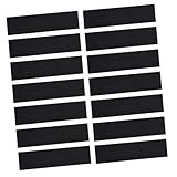 DECHOUS Funda de Papel para Bolígrafo Ventana Transparente Estuche Negro Pequeño para Bolígrafos 50 Unidades Organizador Portátil Lápices y Accesorios Pequeños Uso Escolar Oficina