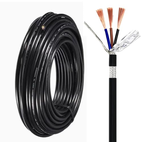 Câble électrique blindé en cuivre pur tripolaire pour équipement de haute puissance