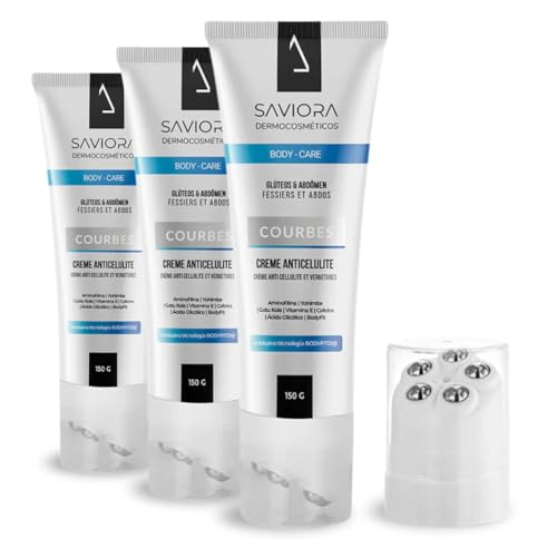 Kit 3 Courbes Creme Linfático e Anti Celulite | SAVIORA
