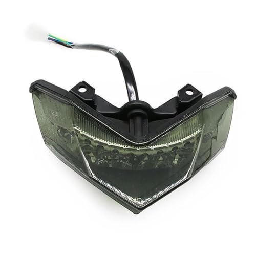 一体型ランプ カワサキ ニンジャ 300 250 250R Z250 用 オートバイ リア テール ライト 一体型 赤色 ブレーキ ライト および ウィンカー ライト付き オートバイのブレーキライト