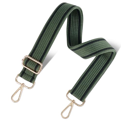 Image of chushui Woven Stripe Purse Straps,Replacement Crossbody Wide Shoulder Adjustable Strap for Bag Handbags