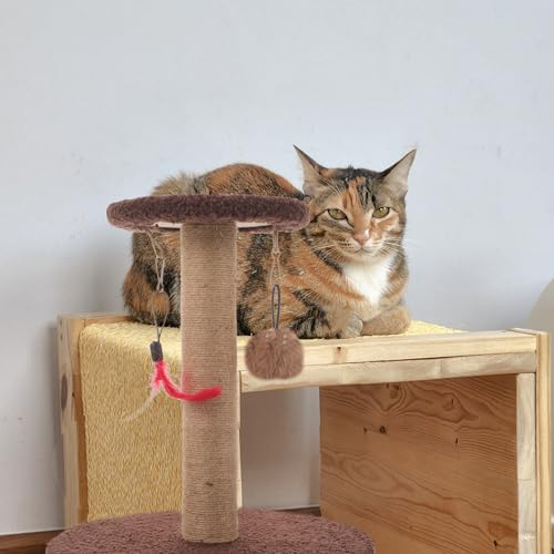 Rascador para gatos torre colgante de sisal y flannel miniatura 5