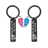 NC You are The Pam to My Jim Keychains Set The Office TV Show Inspired Gifts for Couples Wedding Anniversary (BarKBSet)