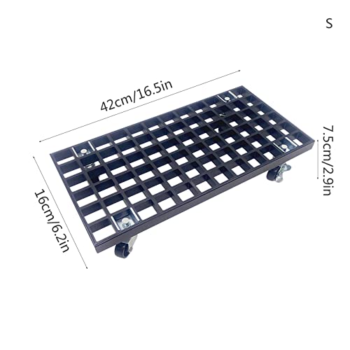 Soporte para CPU, carrito móvil con 4 ruedas silenciosas, soporte para torre de computadora de escritorio (Blanco) miniatura 2