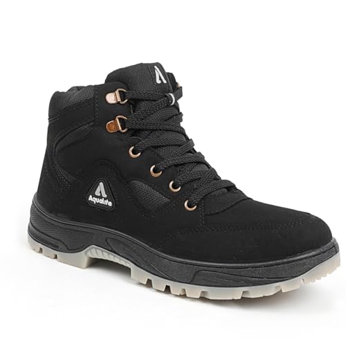 Image of Aqualite Premium ATR-102 Trekking Boot Shoes with Lace-Up, Lightweight & Comfort Insole for Men