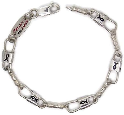 Fishers of Men Acts Bracelet .925 Sterling Silver Fish