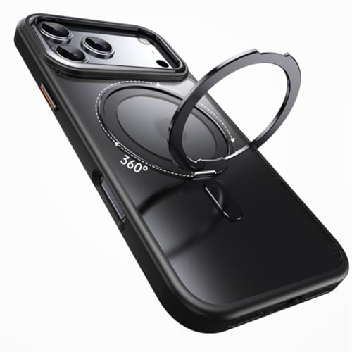 Coque antichoc iPhone 17 Pro Max étui magnétique mat avec support de table