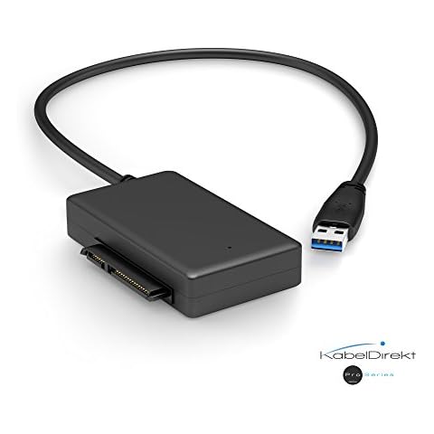 KabelDirekt USB 3.0 to SATA Adapter for 2.5 inch Drives Cover