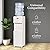 Igloo Top Loading Hot and Cold Water Dispenser - Water Cooler for 5 Gallon Bottles and 3 Gallon Bottles - Includes Child Safety Lock - Water Machine Perfect for Home, Office, & More - White