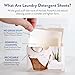 The Clean People Laundry Detergent Sheets - Laundry Soap - Ultra Concentrated, Recyclable Packaging, Stain Fighting - Fresh Scent, 96 Pack