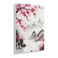 絵画　インテリア　絵　油絵　F4-090516　花（梅） 絵画インテリア絵油絵F4-090516花（梅）