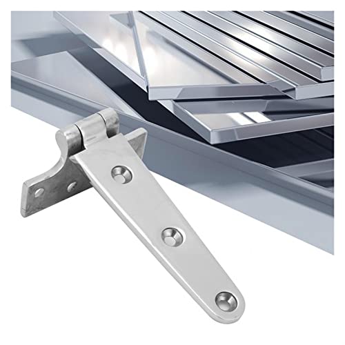 Charnière industrielle inox 316 robuste pour couverture de trappe - 6